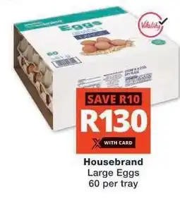 Checkers Housebrand Large Eggs offer