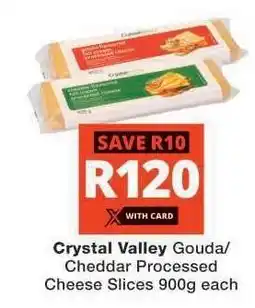 Checkers Crystal Valley Gouda/Cheddar Processed Cheese Slices offer