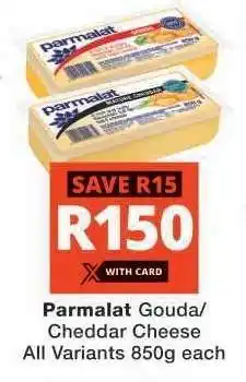 Checkers PARMALAT GOUDA/CHEDDAR CHEESE offer