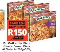 Checkers Dr. Oetker Ital Pizza offer