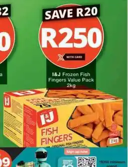 Checkers I&J Frozen Fish Fingers Value Pack offer
