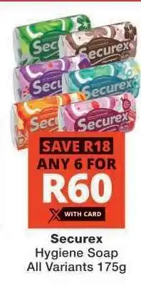 Checkers Securex Hygiene Soap offer