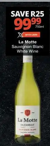 Checkers La Motte Sauvignon Blanc White Wine offer