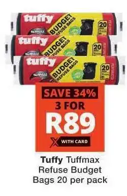Checkers Tuffy Tuffmax Refuse Budget Bags offer