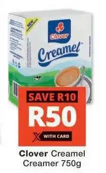 Checkers Clover Creamel Creamer 750g offer