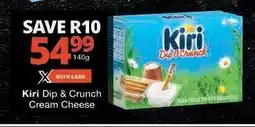 Checkers Kiri Dip & Crunch Cream Cheese offer