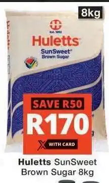 Checkers Huletts SunSweet Brown Sugar 8kg offer