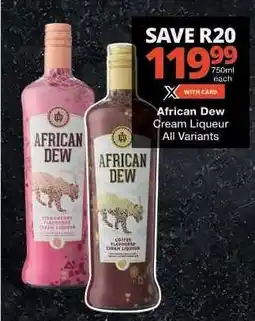 Checkers African Dew offer