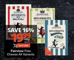 Checkers Fairview Feta Cheese All Variants offer