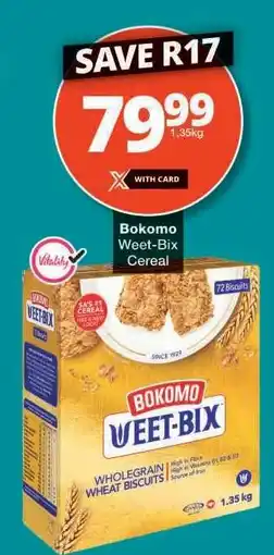 Checkers Bokomo Weet-Bix Cereal offer