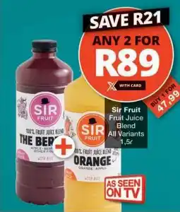 Checkers Sir Fruit Fruit Juice Blend offer