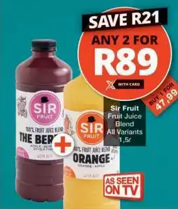 Checkers Sir Fruit Fruit Juice Blend offer