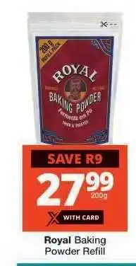 Checkers ROYAL BAKING POWDER REFILL offer