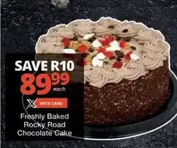 Checkers Freshly Baked Rocky Road Chocolate Cake offer