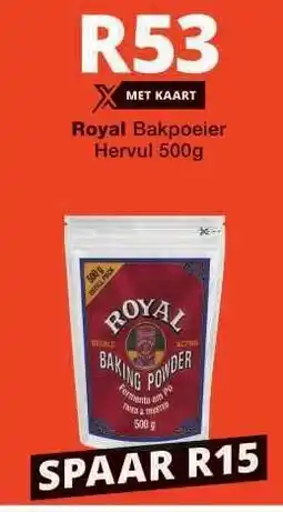 Checkers Royal Bakpoeier Hervul 500g offer