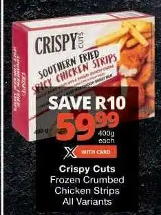 Checkers Crispy Cuts Southern Fried Spicy Chicken Strips offer