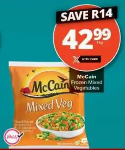 Checkers McCain Frozen Mixed Vegetables offer
