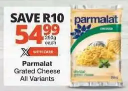 Checkers Parmalat Grated Cheese offer