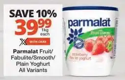 Checkers Parmalat Yoghurt offer