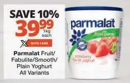 Checkers Parmalat Yoghurt offer