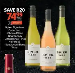 Checkers SPIER Signature Collection offer