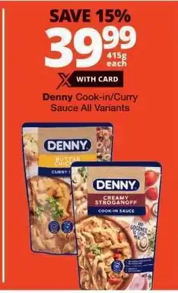 Checkers Denny Cook-in/Curry Sauce All Variants offer