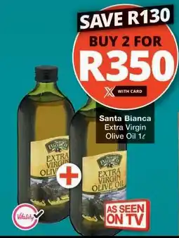 Checkers Santa Bianca Extra Virgin Olive Oil 1ℓ offer
