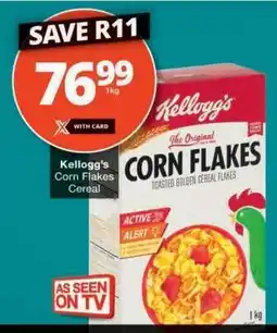 Checkers Kellogg's Corn Flakes Cereal offer