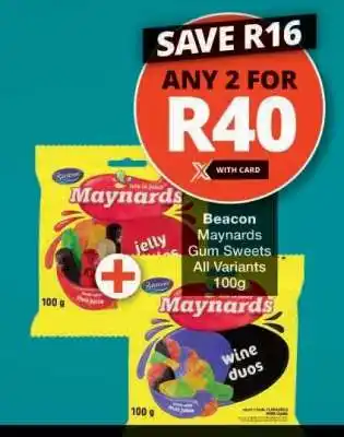 Checkers Beacon Maynards Gum Sweets offer