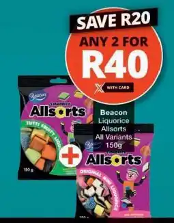 Checkers BEACON LIQUORICE ALLSORTS offer