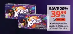 Checkers Cadbury Astros Candy & Chocolate Coated Biscuits offer