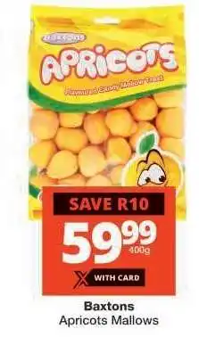Checkers BAXTONS APRICOTS MALLOWS offer