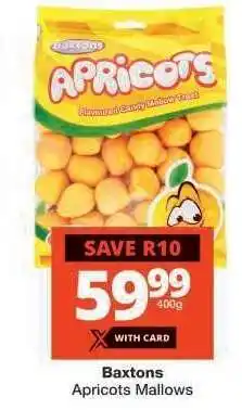 Checkers BAXTONS APRICOTS MALLOWS offer