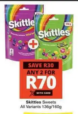 Checkers Skittles Sweets offer