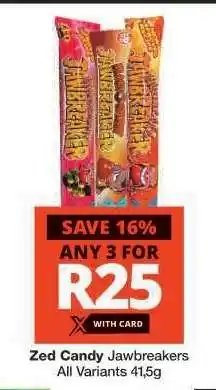 Checkers Zed Candy Jawbreakers offer