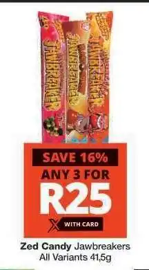 Checkers Zed Candy Jawbreakers offer