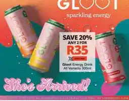 Checkers Gloot Energy Drink offer
