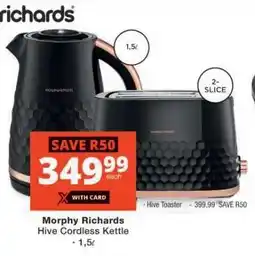 Checkers Morphy Richards Hive Cordless Kettle offer