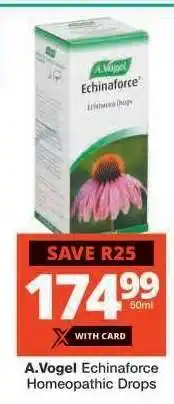 Checkers A. Vogel Echinaforce Homeopathic Drops offer