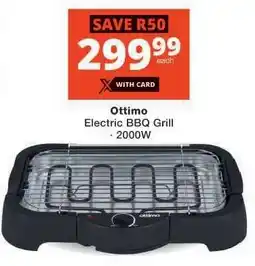 Checkers Ottimo Electric BBQ Grill offer