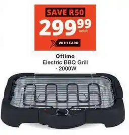 Checkers Ottimo Electric BBQ Grill offer