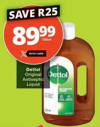 Checkers Dettol Original Antiseptic Liquid offer