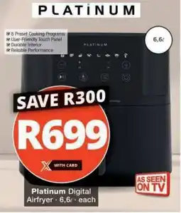 Checkers Platinum Digital Airfryer offer