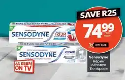 Checkers Sensodyne Repair/Sensitive Toothpaste offer