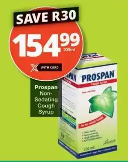 Checkers Prospan Non-Sedating Cough Syrup offer