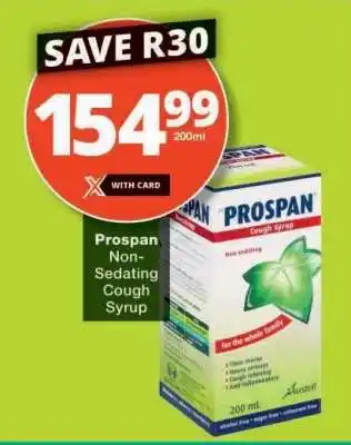 Checkers Prospan Non-Sedating Cough Syrup offer