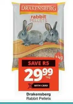 Checkers Drakensberg Rabbit Pellets offer