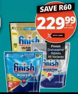 Checkers Finish Dishwasher Tablets offer