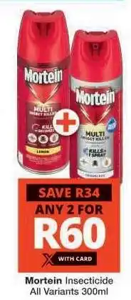 Checkers Mortein Insecticide offer