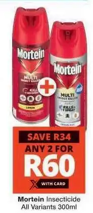 Checkers Mortein Insecticide offer